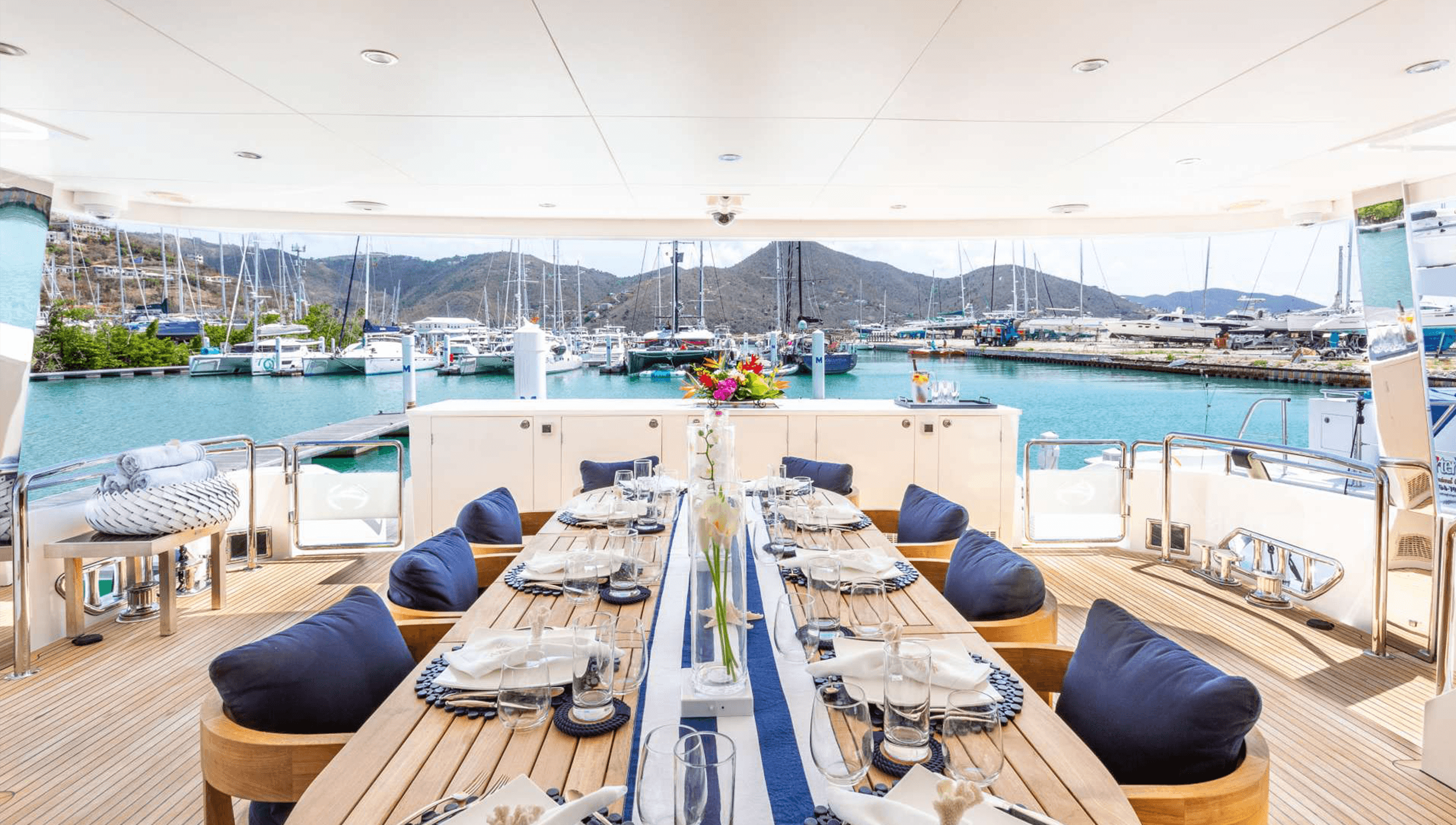 Angeleyes Yacht Charter Aft Deck