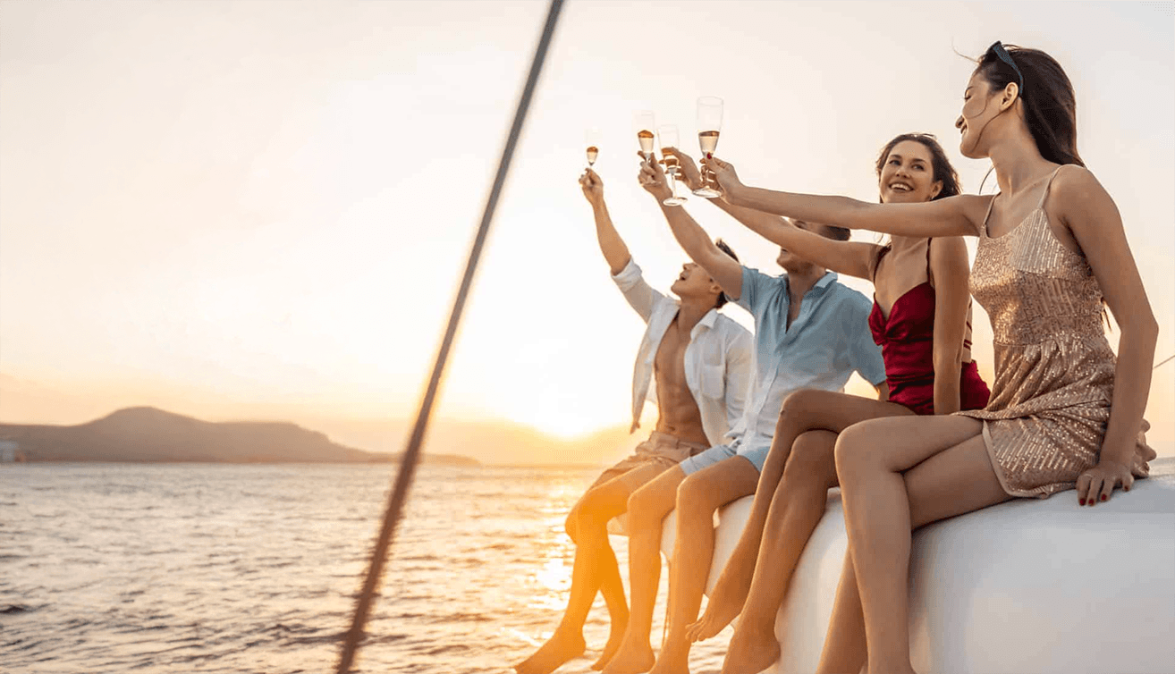 Cheers On A Luxury Yacht.png